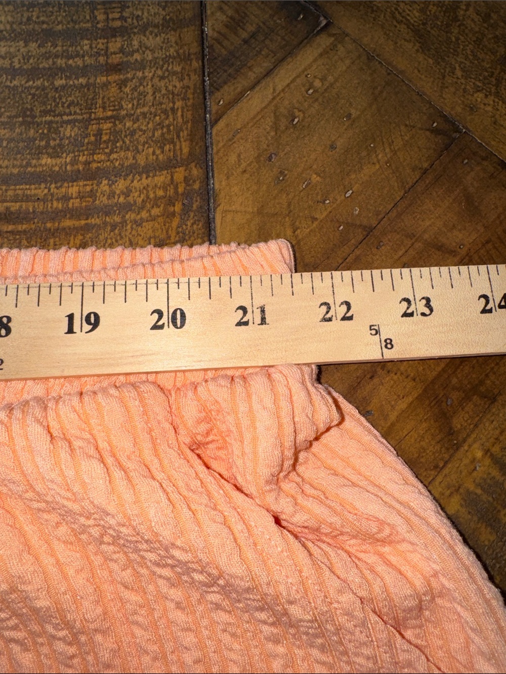 Discount Divas Womens Ribbed Top/Shorts in Peach  Sz XL - Picture 9 of 11